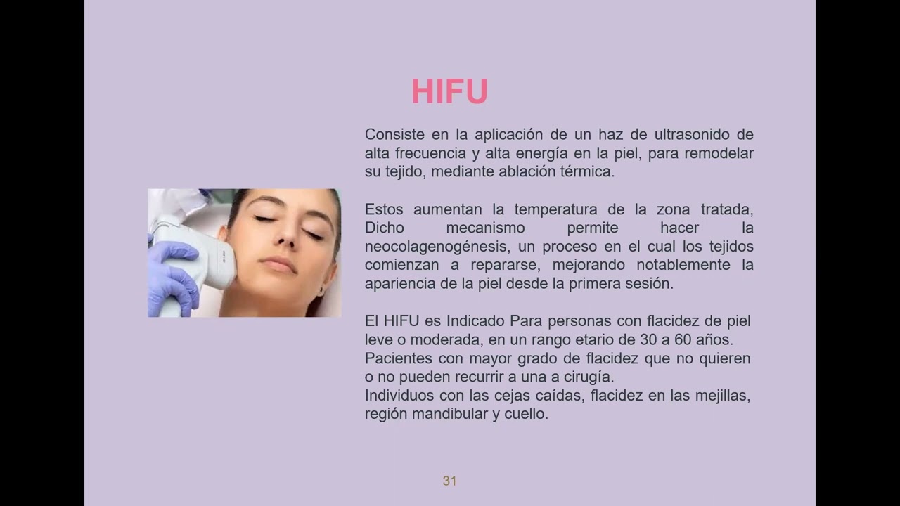 agentes físicos más utilizados en estética facial