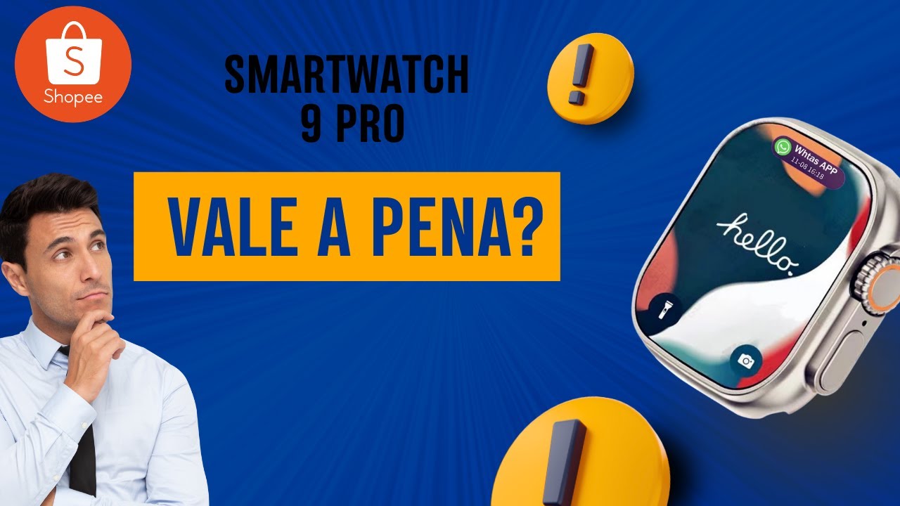 SMARTWATCH 9 PRO VALE A PENA?REVIW COMPLETA