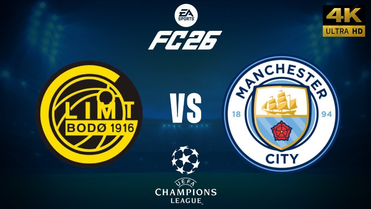 FC 26 - FK Bodo Glimt vs Manchester City - Champions League 25/26 Full Match - PC [4K60]