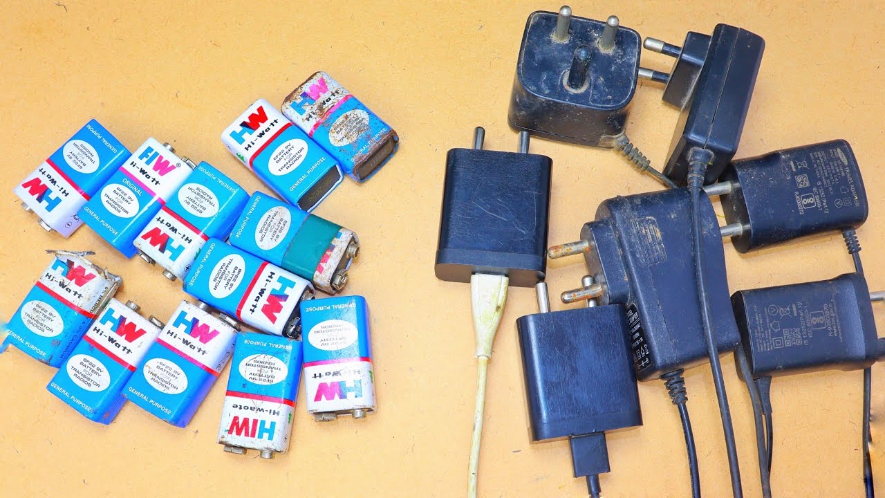 Awesome uses of old 9v Battery and Mobile Charger