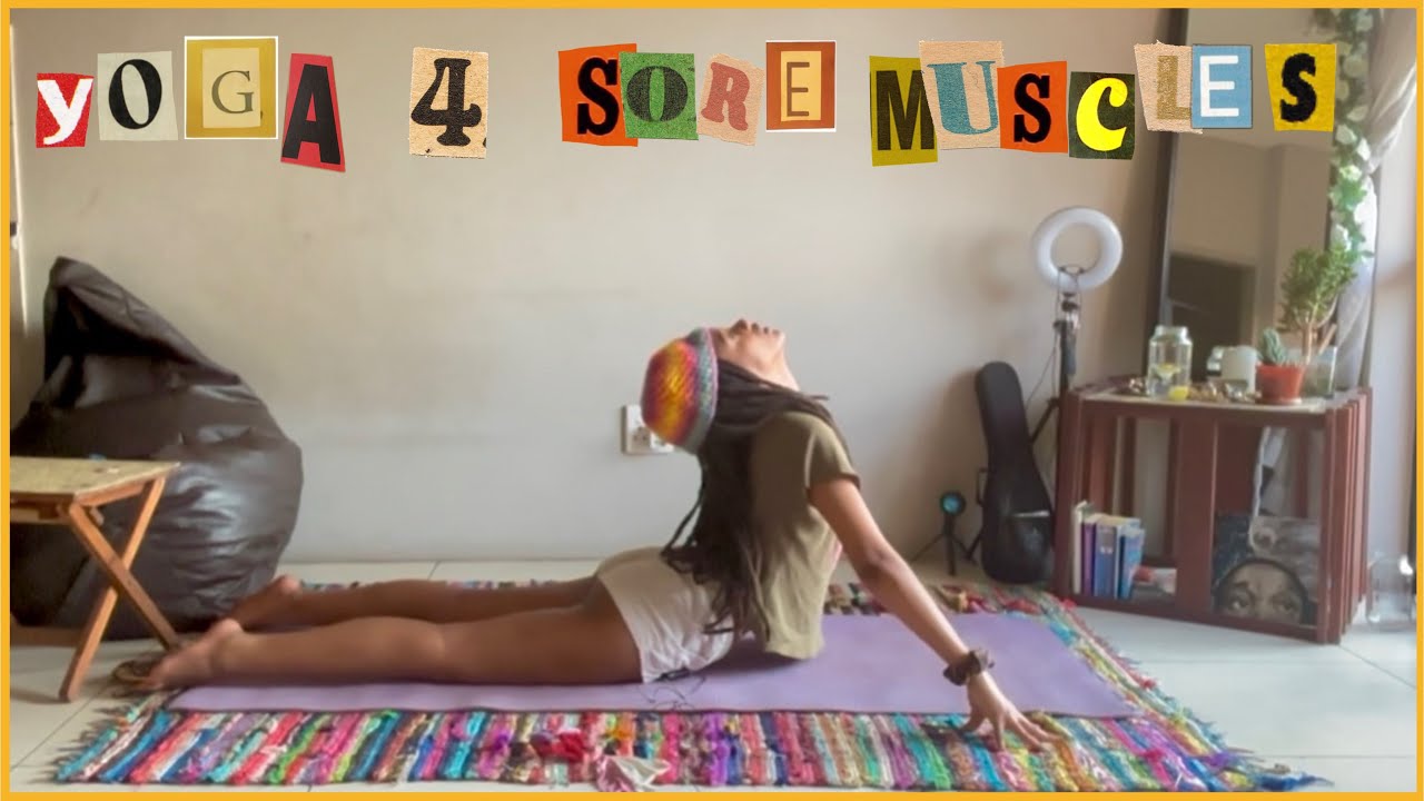 yoga for sore muscles ✿