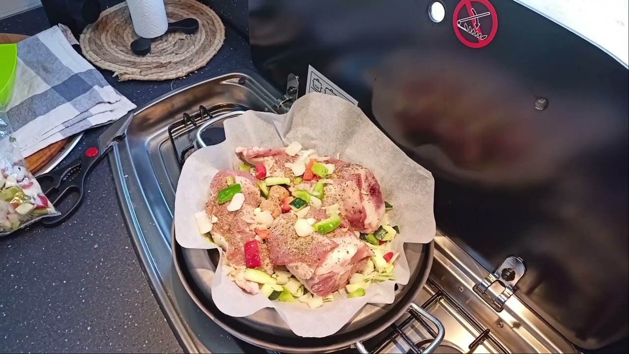 🚌👀🥘🥩HORNO PORTATIL PARA VIAJAR , EN AUTOCARAVANA ,CAMPER ,CARAVANA