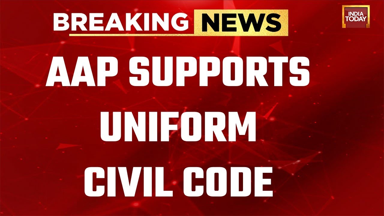 AAP Supports Uniform Civil Code | AAP Says UCC Must Be Implemented | Live