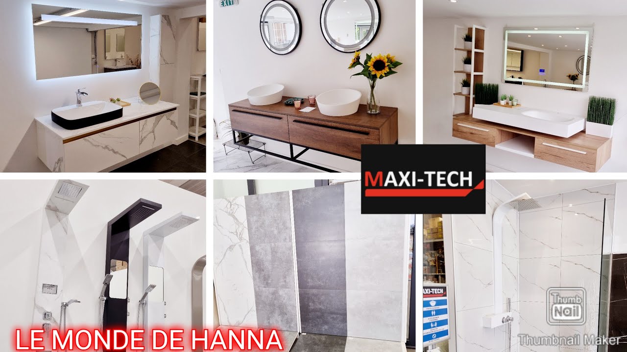 MAXI-TECH 25-05 MOBILIER SALLE DE BAIN CARRELAGE MARBRE