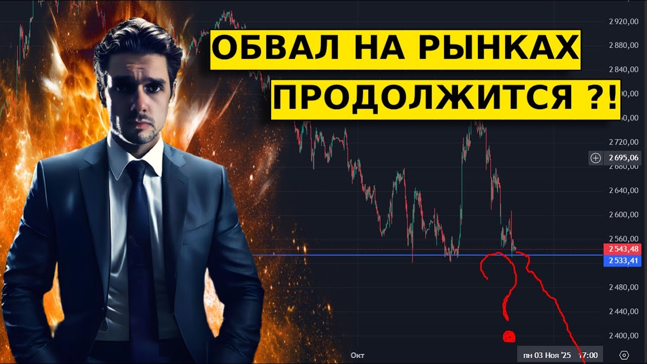 ОБВАЛ ПРОДОЛЖИТСЯ?! Обзор по ММВБ, ВТБ. Прогноз по доллар/рубль.