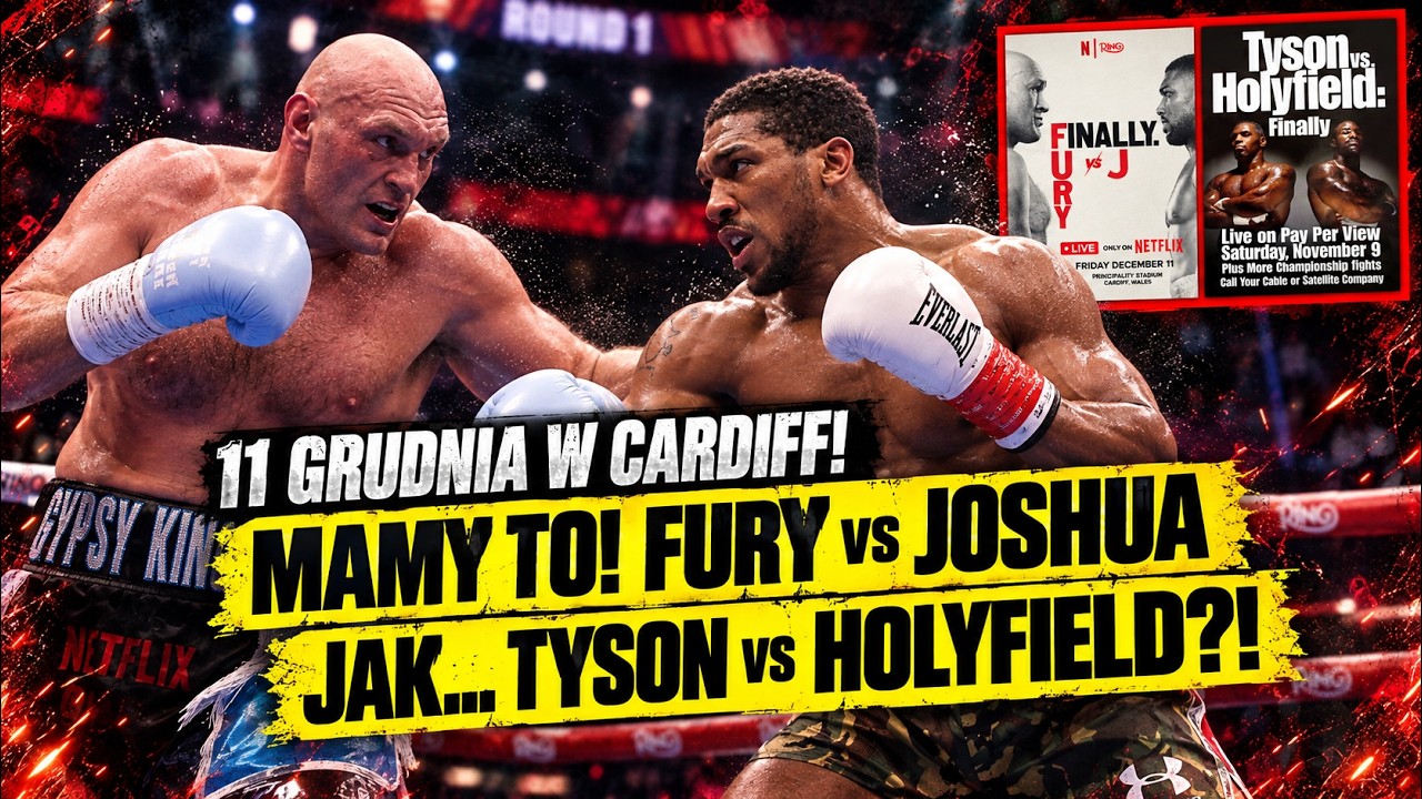 OFICJALNIE: FURY vs JOSHUA 11 GRUDNIA W CARDIFF! IDĄ ŚLADAMI TYSONA I HOLYFIELDA?