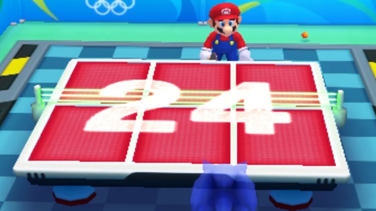 Mario & Sonic at the Rio 2016 Olympic Games - All Characters Table Tennis Plus Gameplay