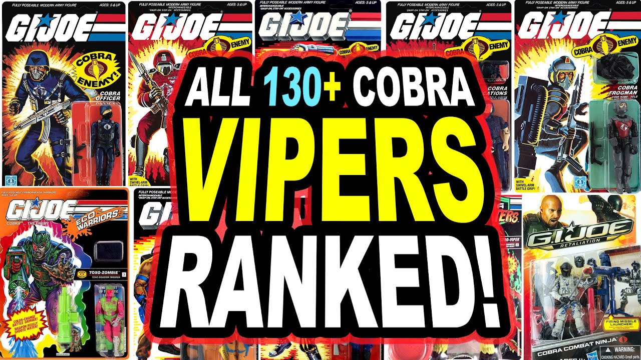 Every Cobra Viper RANKED! (All 134 Soldiers)