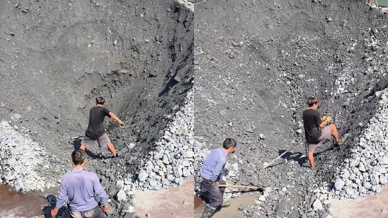 Immersive Footage of 3600-Ton Sand Ship Unloading Phosphate Ore | Incredibly Relaxing Sliding