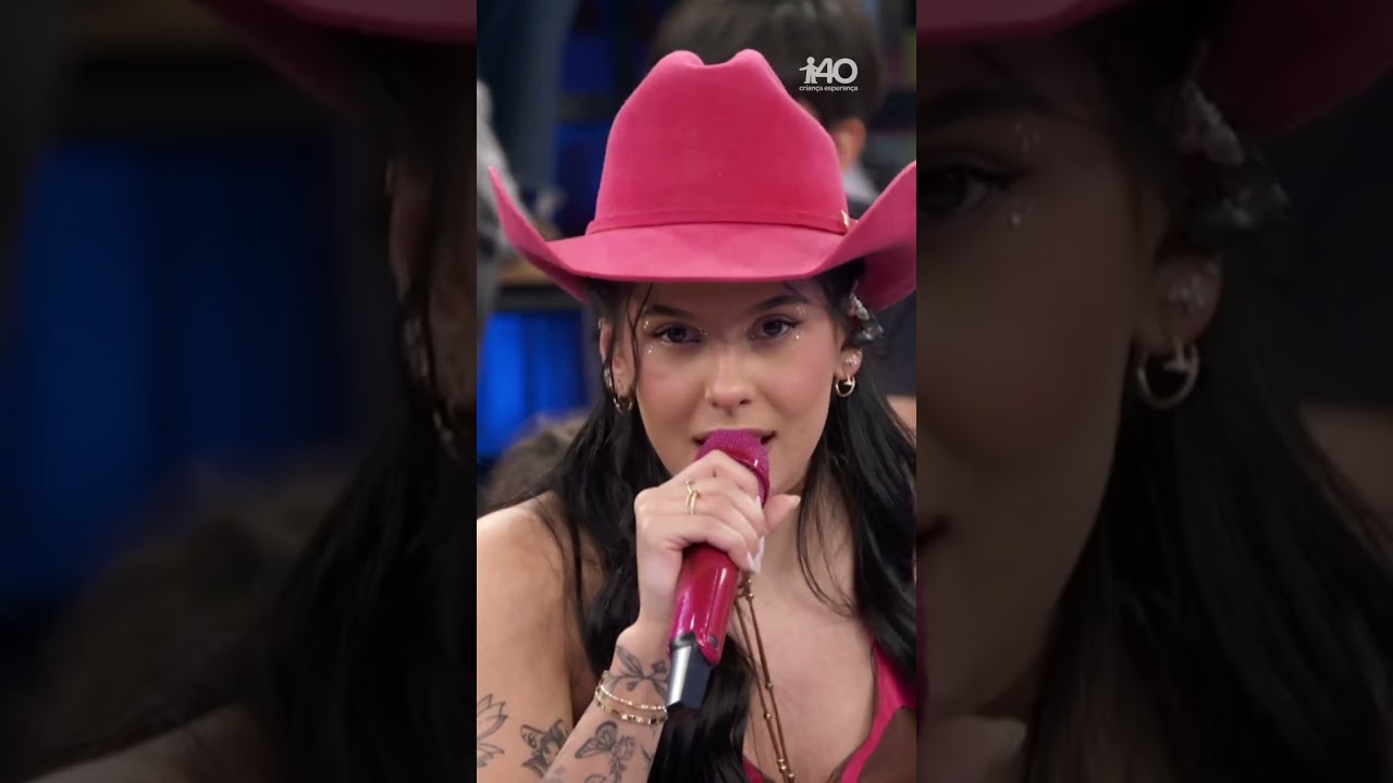 Ana Castela tocando berrante no Altas Horas. #anacastela #boiadeira #sertanejo