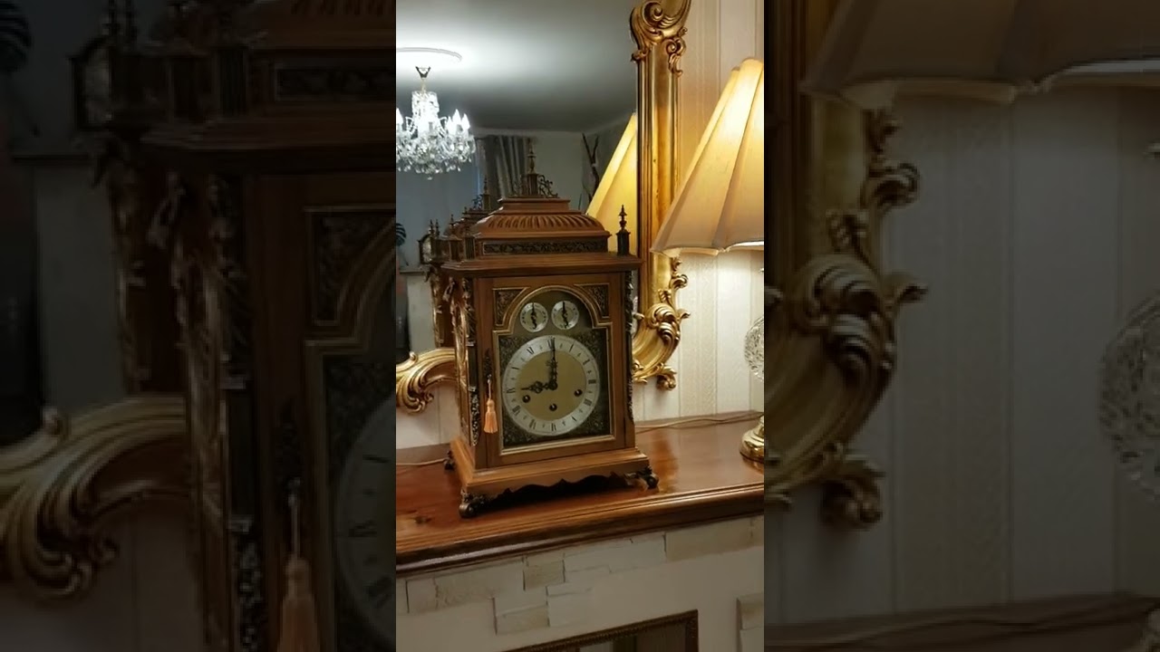 Mantelclock fireplaceclock Kaminuhr Tischuhr Urgos Germany