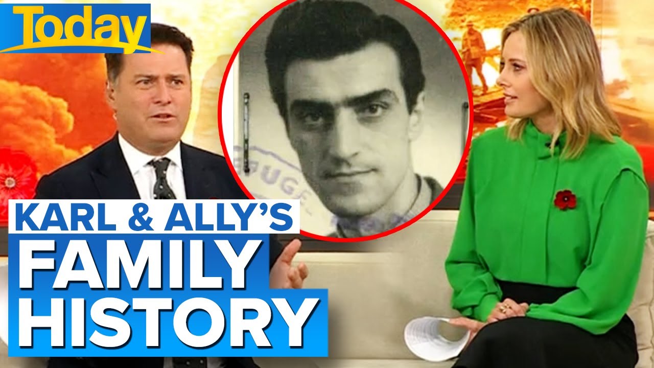 Karl and Ally given rare insight into their family history | Today Show Australia