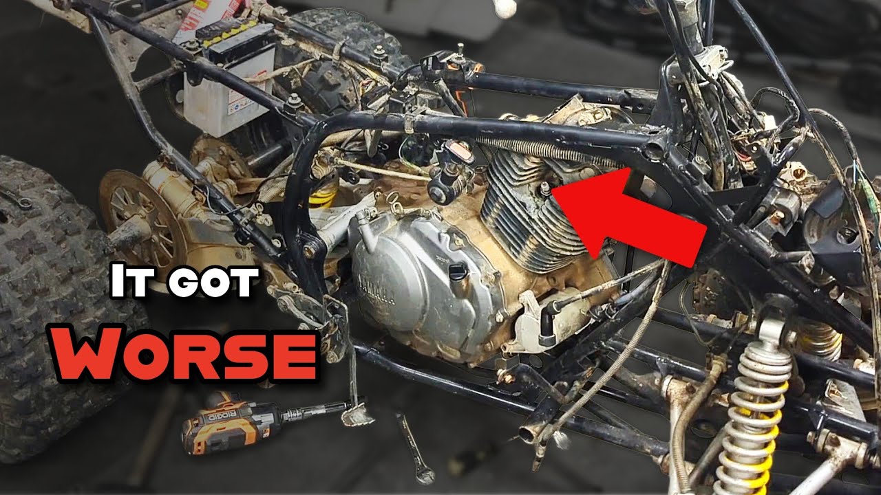 Я пытался спасти этот Yamaha Warrior… Но стало только хуже.