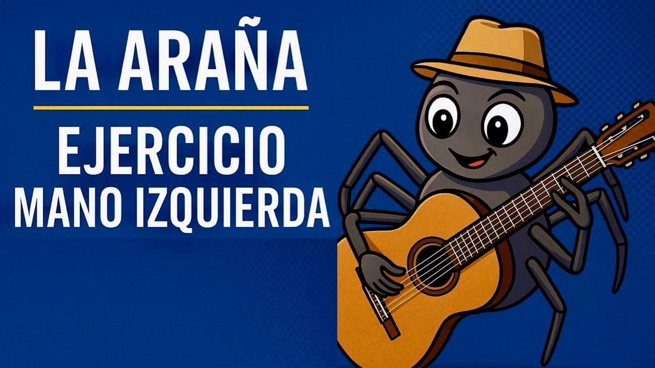 🕷“La Araña – Ejercicio mano izquierda | Bourrée BWV 996 Clase de Guitarra con Rafael Elizondo”