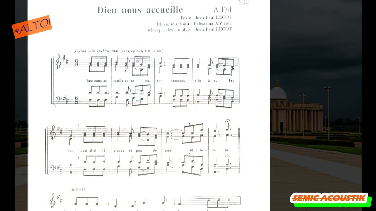 partie ALTO Dieu nous accueille