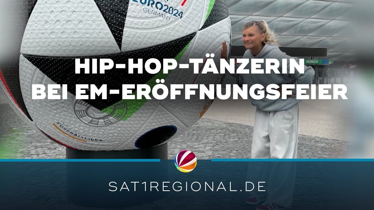 Tänzerin Anna-Lena aus Osnabrück tanzte zur EM-Eröffnungsfeier
