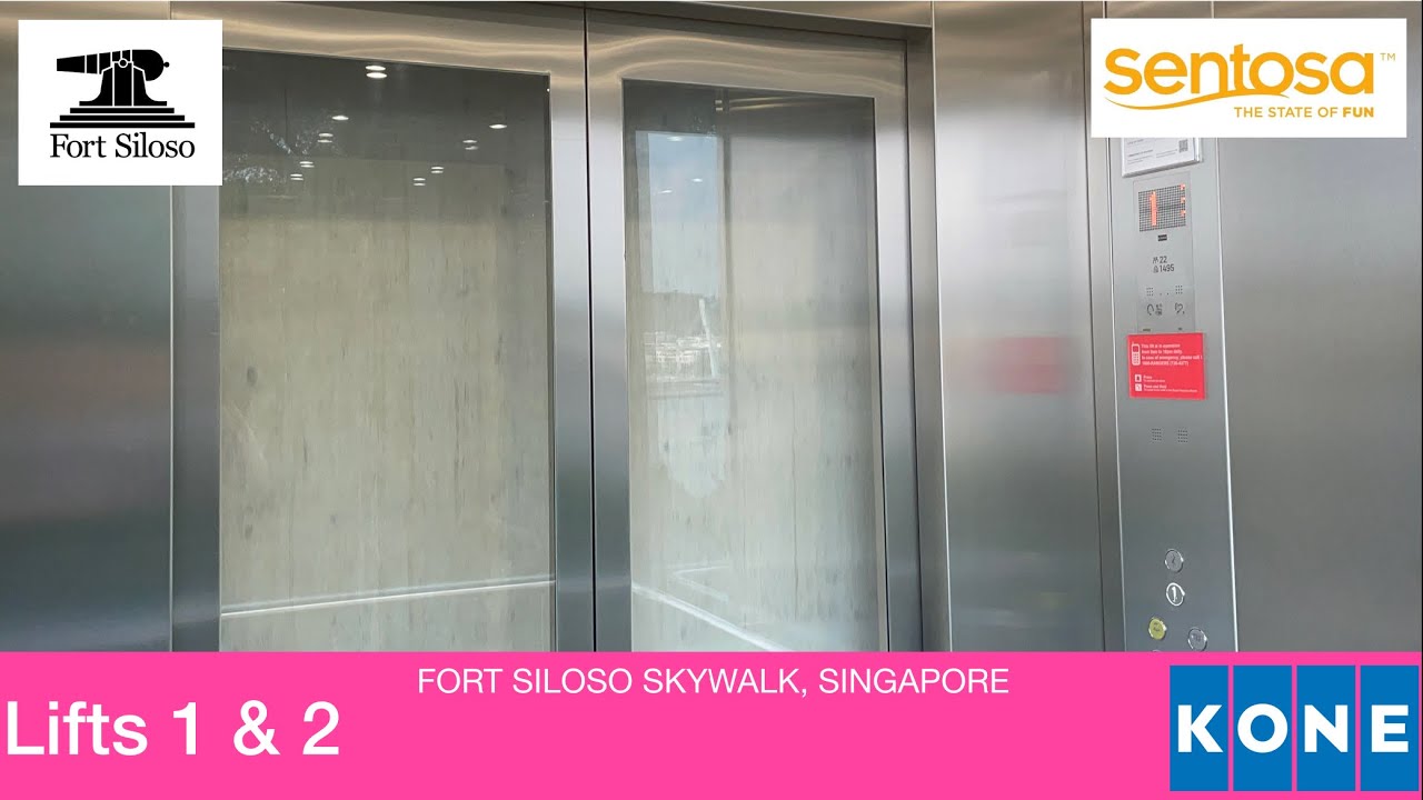 Fort Siloso Skywalk || Kone Elevator 🇸🇬