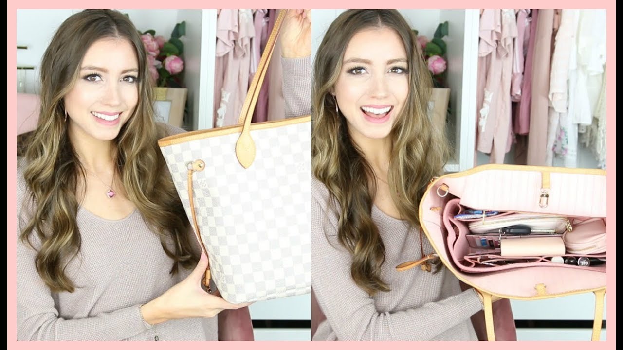 How To Organize Louis Vuitton Neverfull | BEST Handbag Organizer