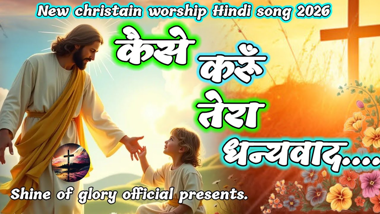 कैसे करूँ तेरा धन्यवाद....-New christain worship Hindi song 2026 | kaise karun tera dnyawaad.#jesus