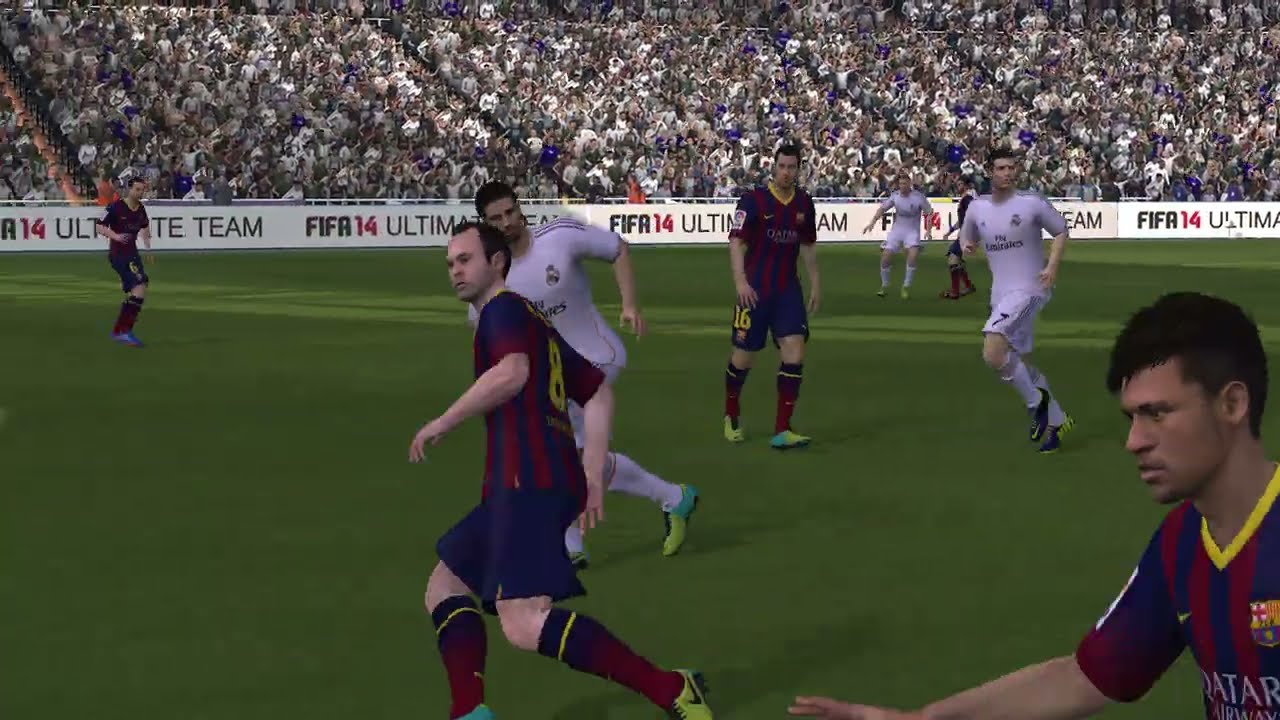 FIFA 14 - Real Madrid vs Barcelona - 2K settings