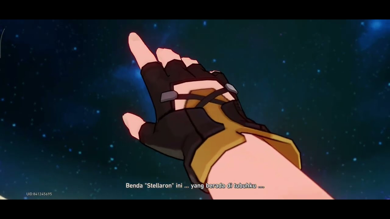 Honkai star rail cutscence " Pengembara antarbintang " 