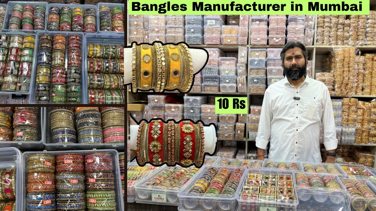 Bangle’s Manufacturers & Wholesalers Mumbai| Bangles Wholesale Market Bhuleshwar Fancy Metal Bangle