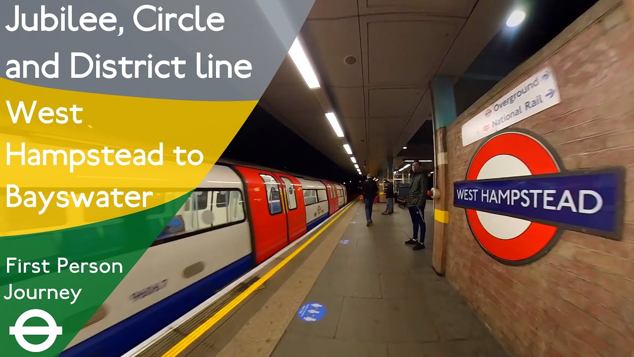 London Underground First Person Journey - West Hampstead to Bayswater via Baker St. and Edgware Rd.