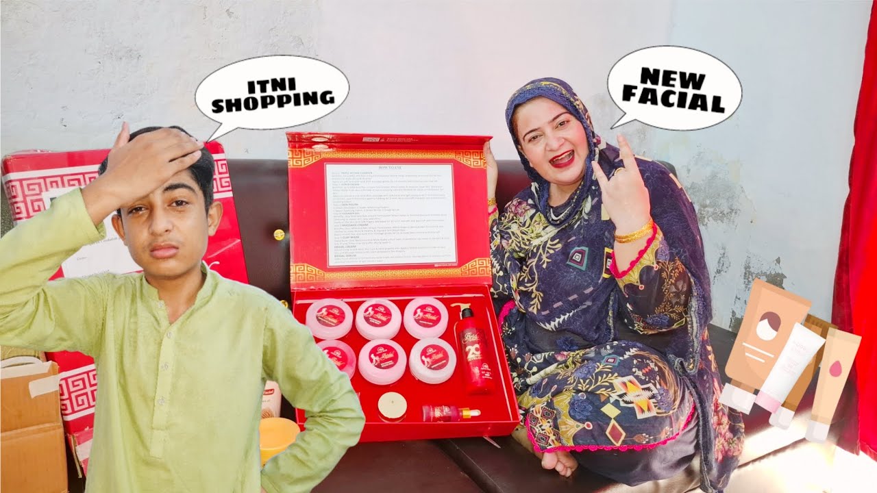 Mama Ne Order Kia Asma Doll Ka Expensive Bridal Facial 😳 ||  @Salmanmalikvlogs5
