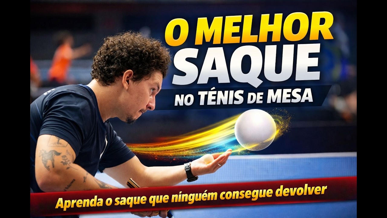O saque mais DIFÍCIL de devolver no Tênis de Mesa! (Ninguém pega)