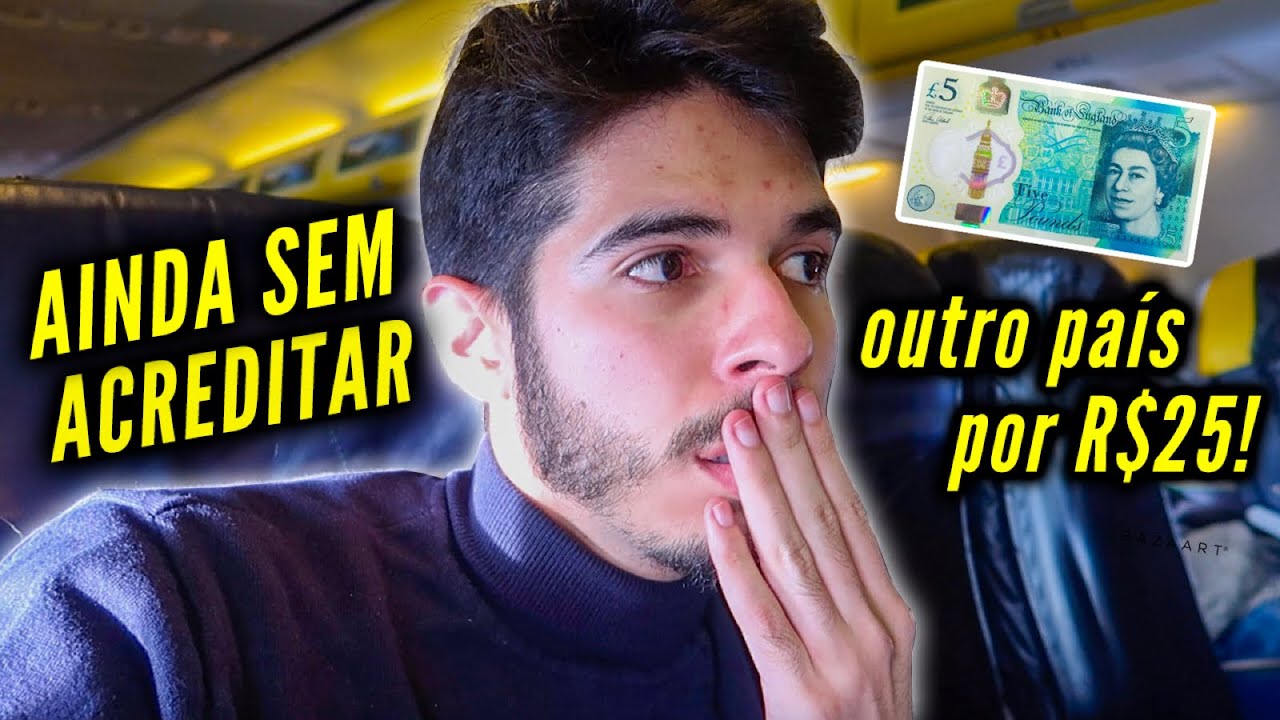 fui no VOO MAIS BARATO DO MUNDO (custou s&oacute; $5)