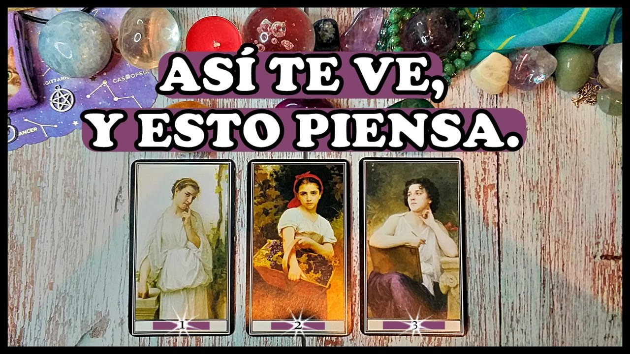 ¿CÓMO ME PERCIBE? 👁️¿CÓMO ME VE? 🔮 Tarot Interactivo Hoy