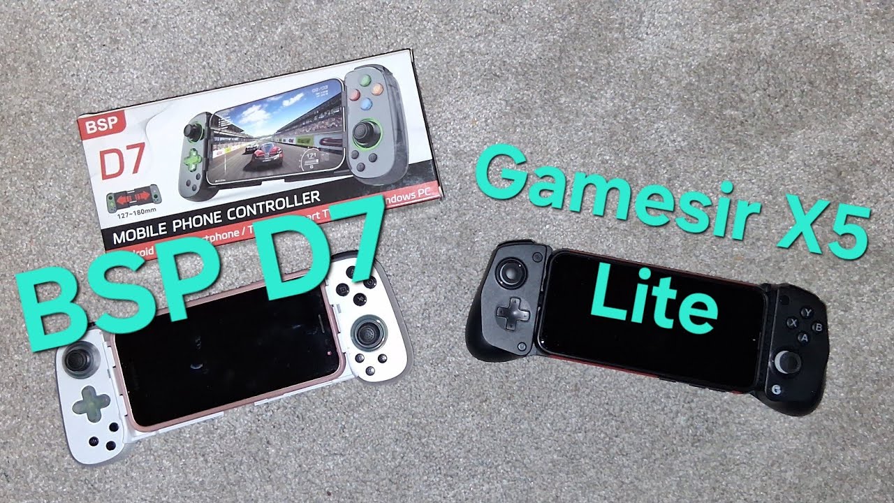 Budget Android Controller Battle!  Gamesir X5 Lite vs BSP D7