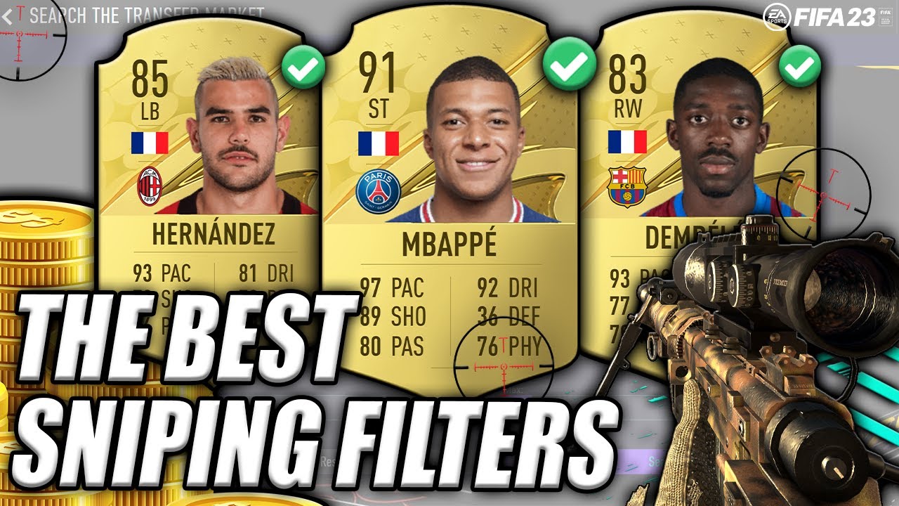 THE BEST SNIPING FILTERS IN FIFA 23!!! FIFA 23 SNIPING FILTERS!!! HOW TO MAKE 50K AN HOUR IN FIFA 23