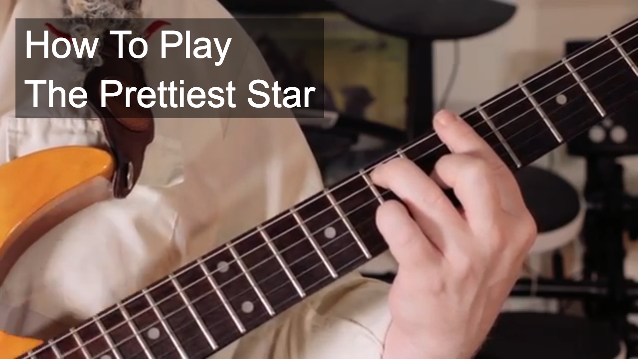'The Prettiest Star' David Bowie Guitar Lesson