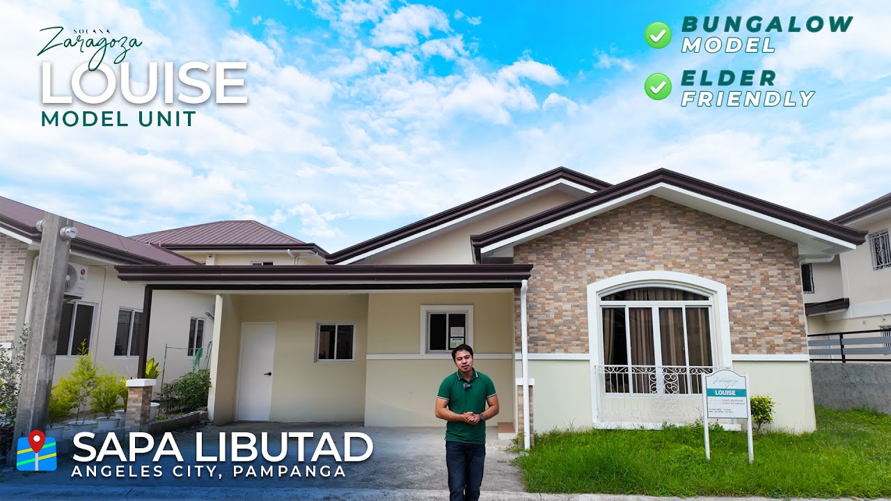Solana Zaragoza Pampanga | Angeles City | Louise Model | Bungalow 3 Bedrooms | Single Detached
