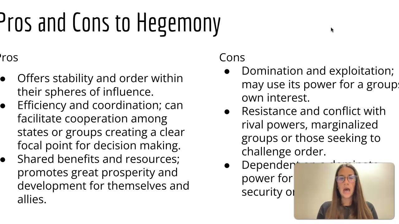 Power and Hegemony