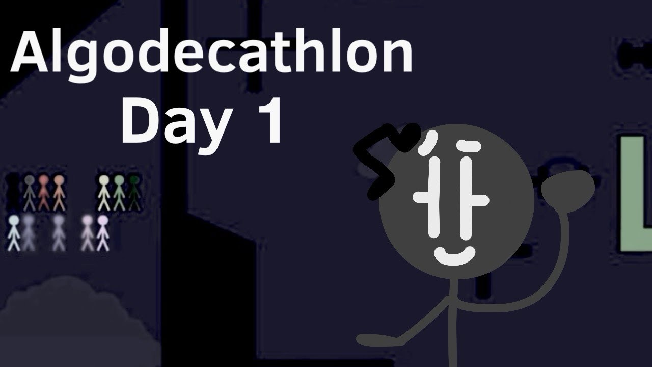 Algodecathlon Day 1