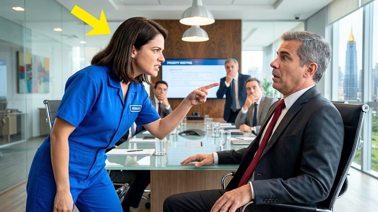 TUTTI TEMEVANO IL MILIONARIO… FINCHÉ LA NUOVA ADDETTA ALLE PULIZIE LO UMILIÒ DAVANTI A TUTTI