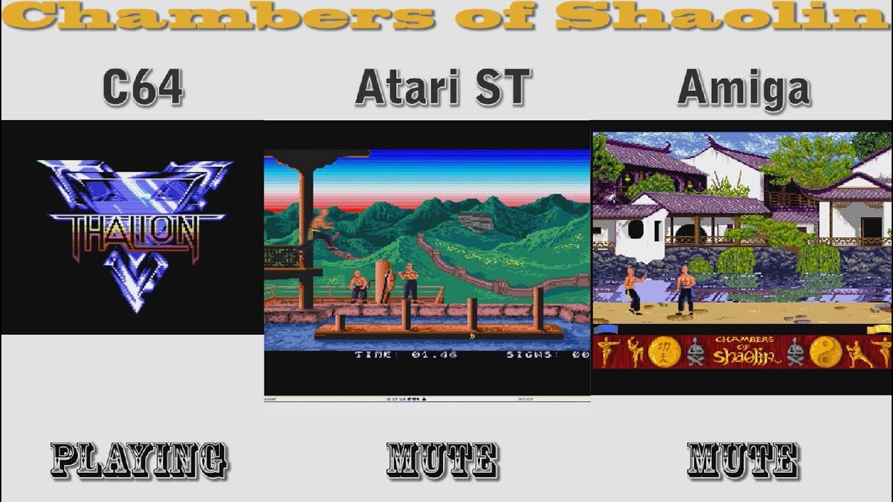 Chambers of Shaolin C64/ST/Amiga