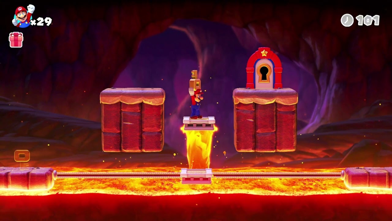 Mario vs. Donkey Kong | Fire Mountain Level 3-1 - 100% | Switch Gameplay