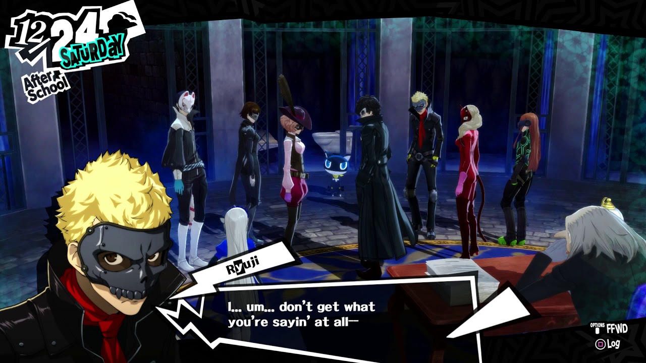 Persona 5 - 12/24: Velvet Room: Phantom Thieves Meet Igor & Lavenza: Mona 
