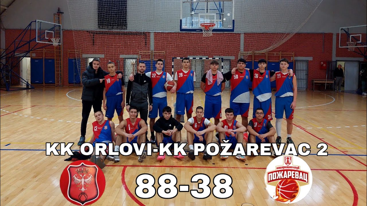 KK ORLOVI-KK POŽAREVAC 2 88-38