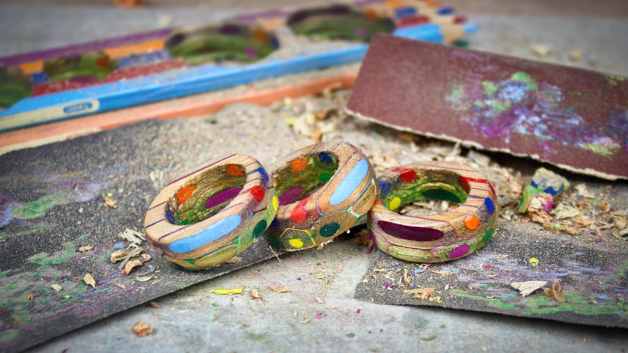 Diy Colored Pencil Rings
