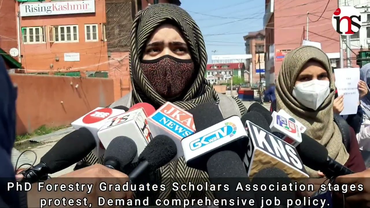 PhD Forestry Graduates Scholars Association stages protest, Demand comprehensive job policy.