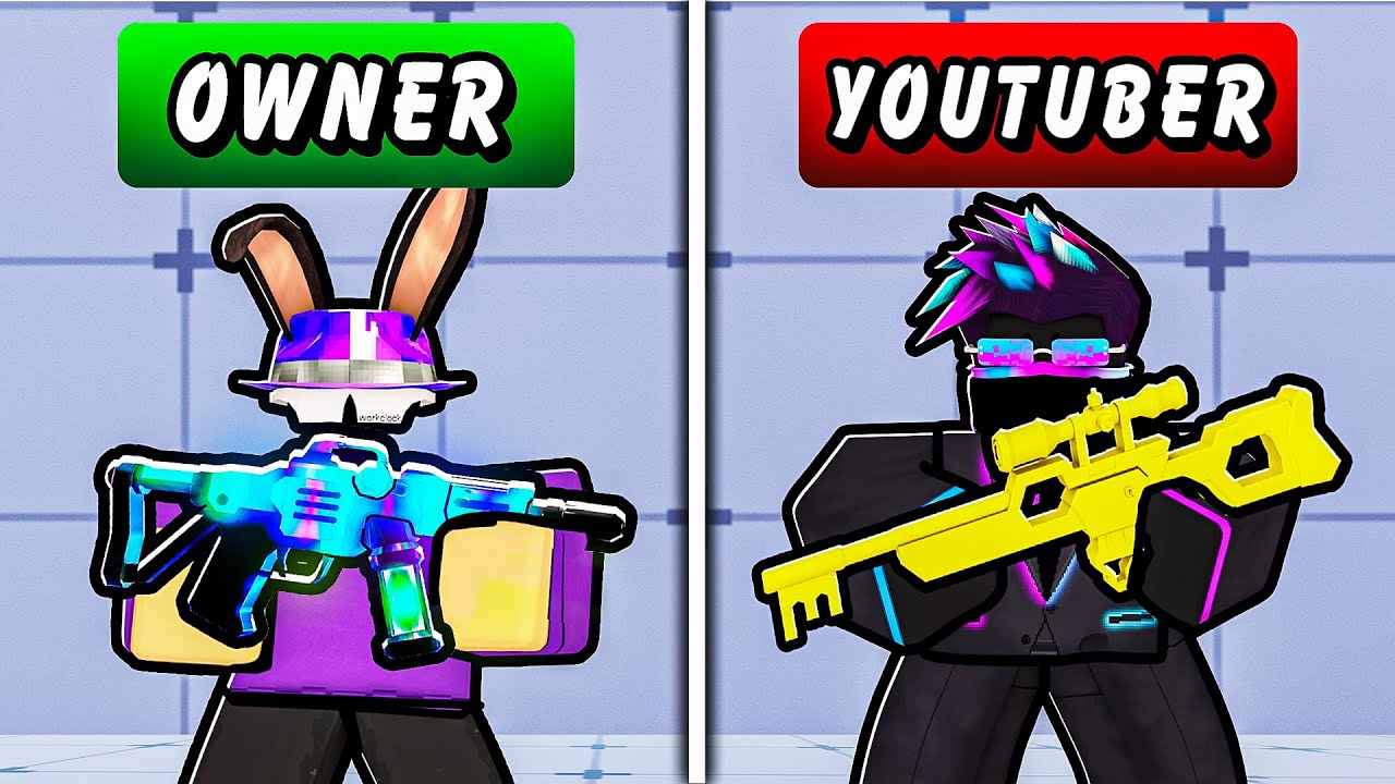 OWNER LOADOUTS vs YOUTUBER LOADOUTS in Roblox Rivals!