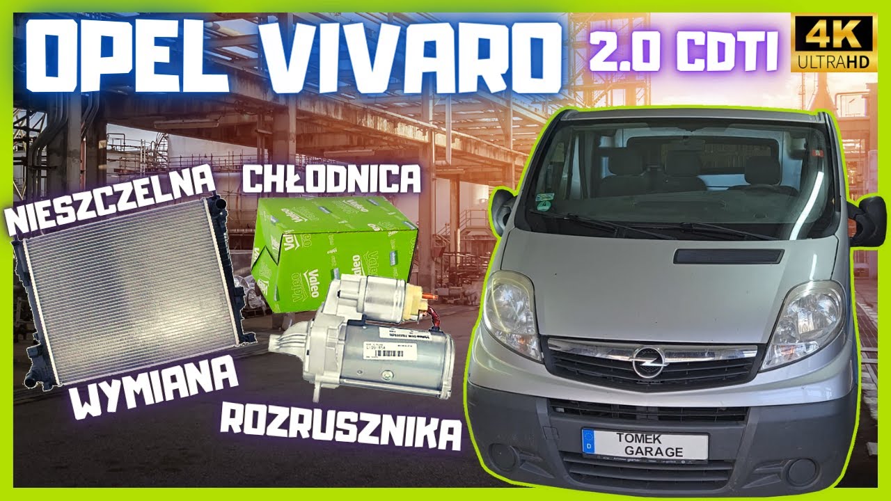 Nieszczelna Chłodnica & Wymiana Rozrusznika - Opel Vivaro 2.0 CDTi M9R