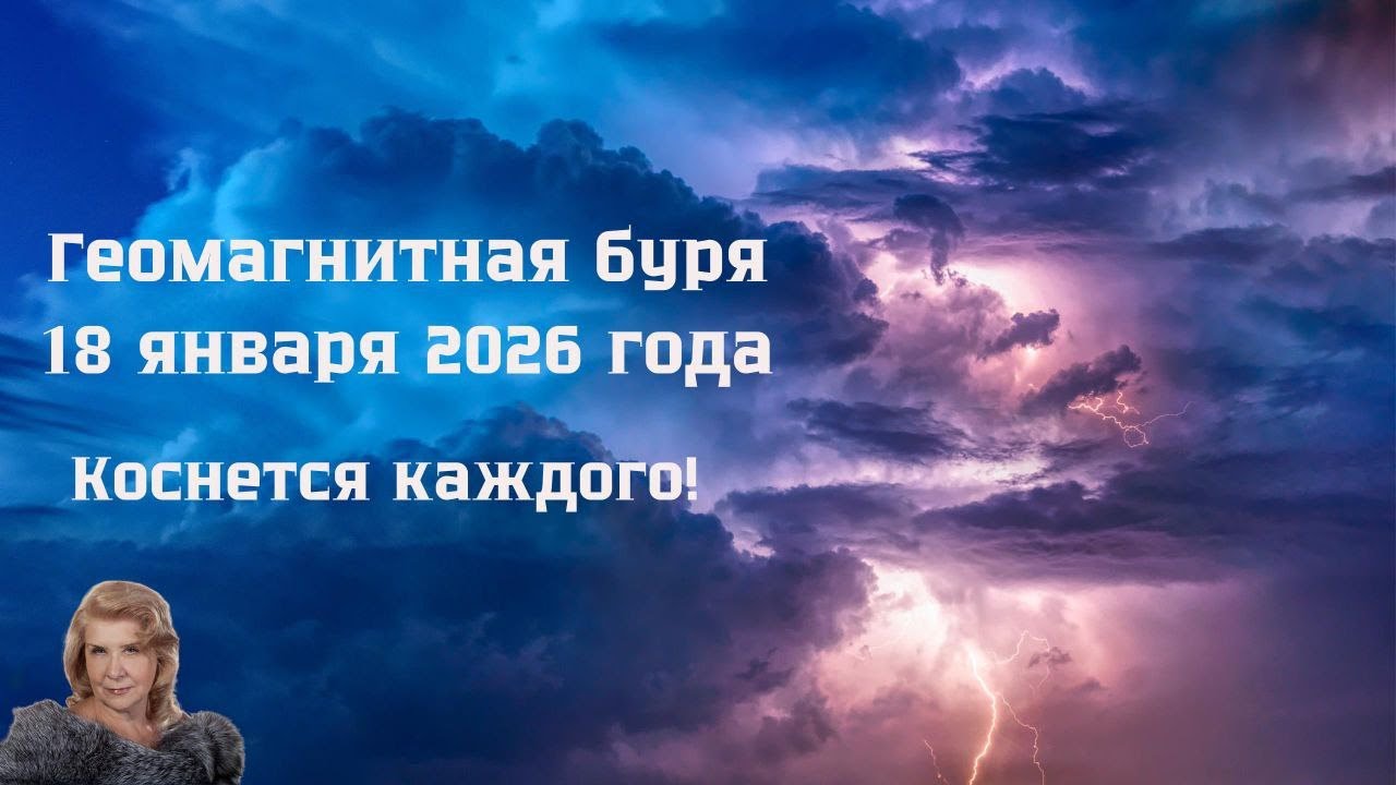 Магнитная буря 18 января 2026 года