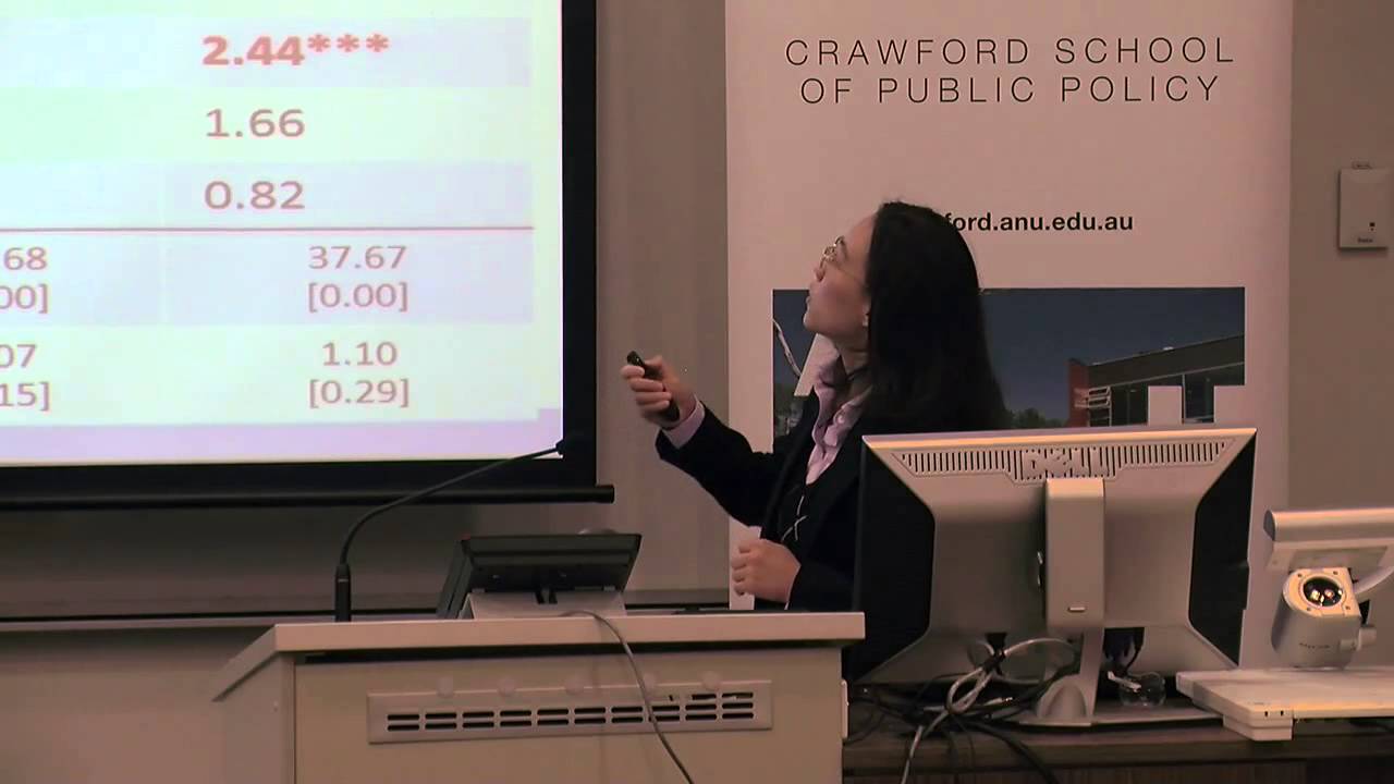 Demographic transition in rural and urban China: Dr Annie Wei