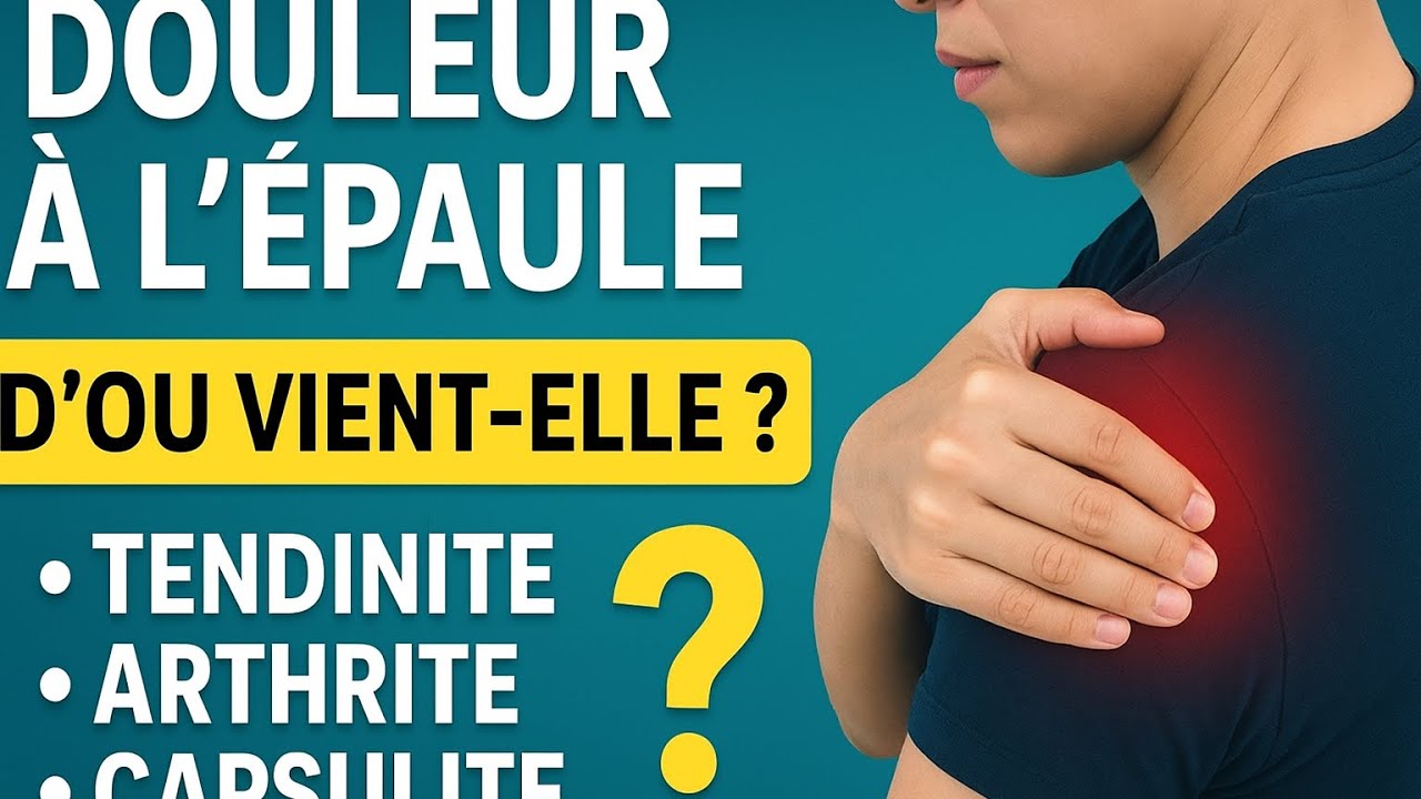 Douleur &agrave; l&rsquo;&eacute;paule : comment savoir d&rsquo;o&ugrave; elle vient ? (Tendinite, arthrite, capsulite&hellip;)
