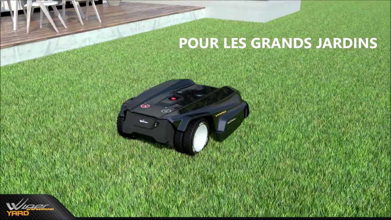Le robot de tonte Yard WIPER pour vos tr&egrave;s grandes surfaces (jusqu'&agrave; 20 000m&sup2;)